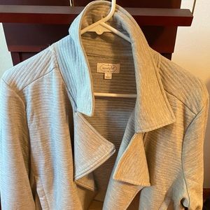Mudpie Grey zipper Jacket
